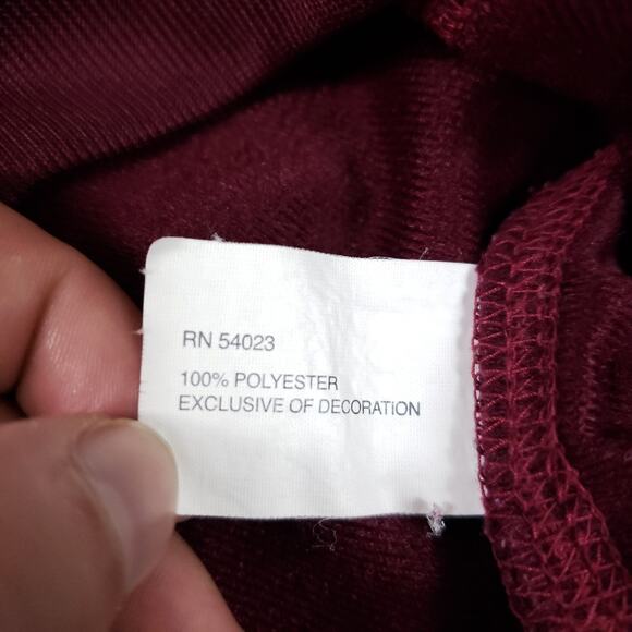 Gap Zip Up Jacket Burgundy And Pink Kids Small Athleisure Sporty Fall Outdoors - Picture 4 of 5